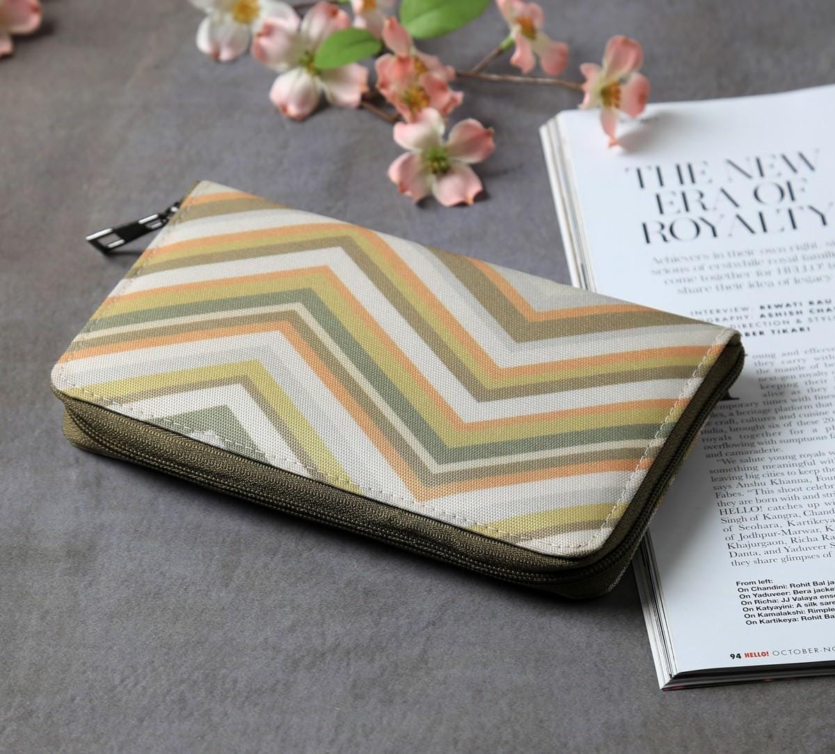 India Circus by Krsnaa Mehta Hills and Dunes Zipper Wallet