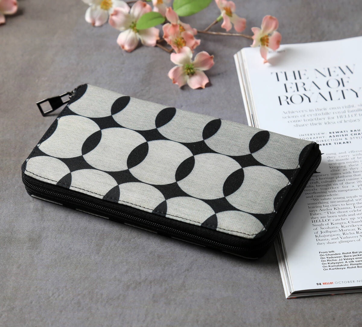 India Circus by Krsnaa Mehta Eclipse Elegance Zipper Wallet