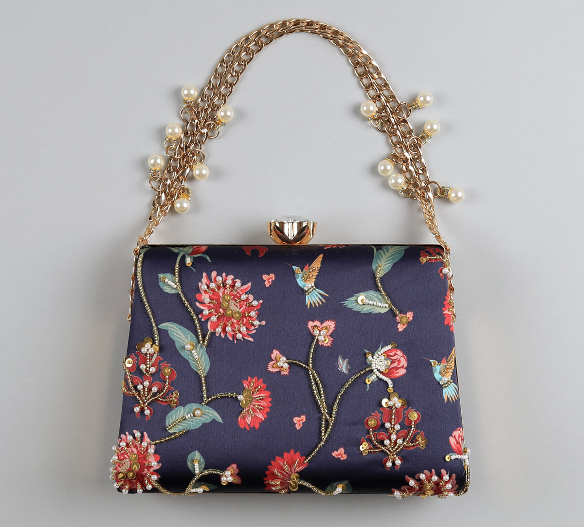 India Circus by Krsnaa Mehta Zinnian Jazz Embroided Clutch