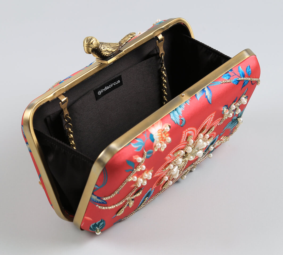 India Circus by Krsnaa Mehta Merry Magnolias Embroided Clutch