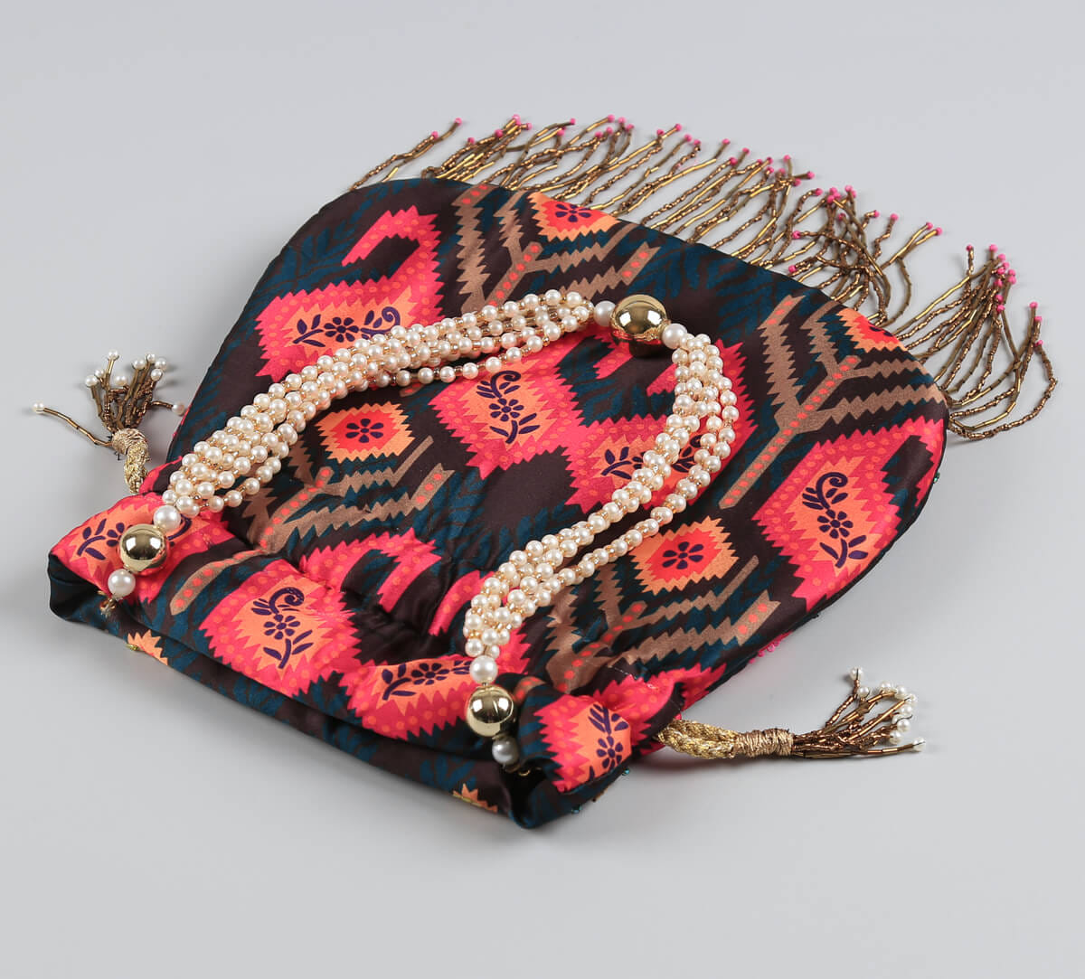 India Circus by Krsnaa Mehta Quivering Sublime Embroided Potli Bag