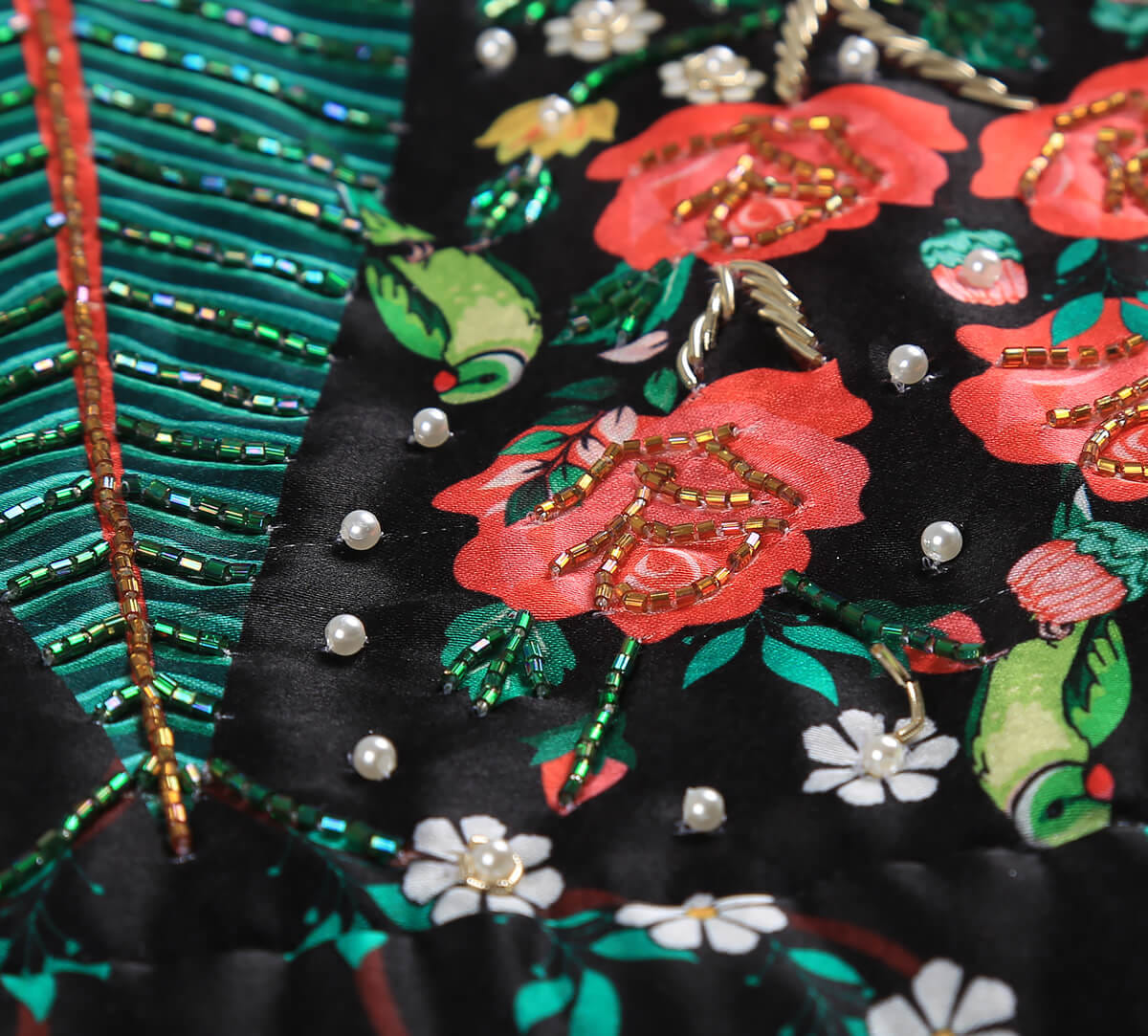 India Circus by Krsnaa Mehta Kingdom of Heaven Embroided Potli Bag