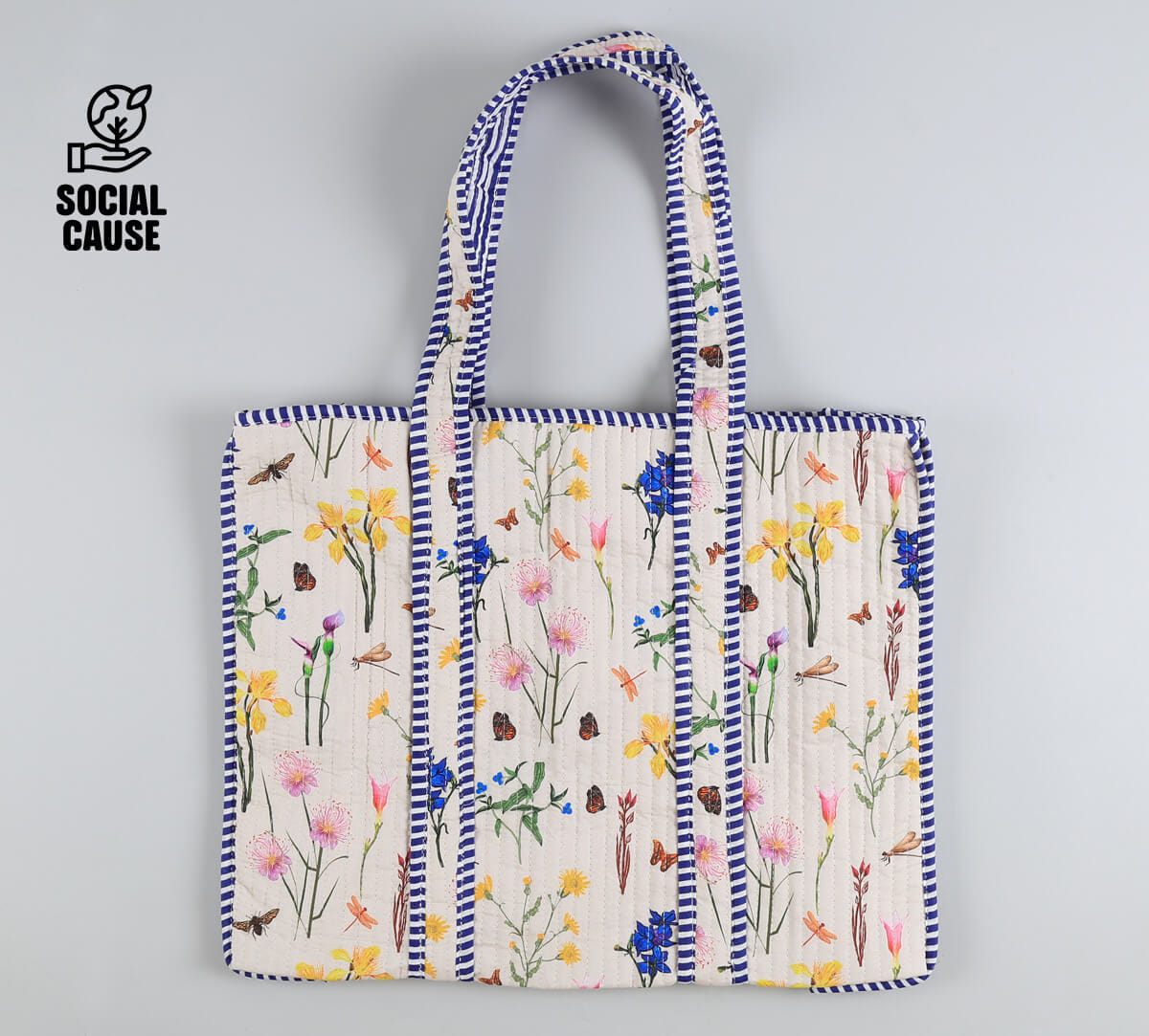 NGCPR Collection - Floral Play Quilted Tote Bag