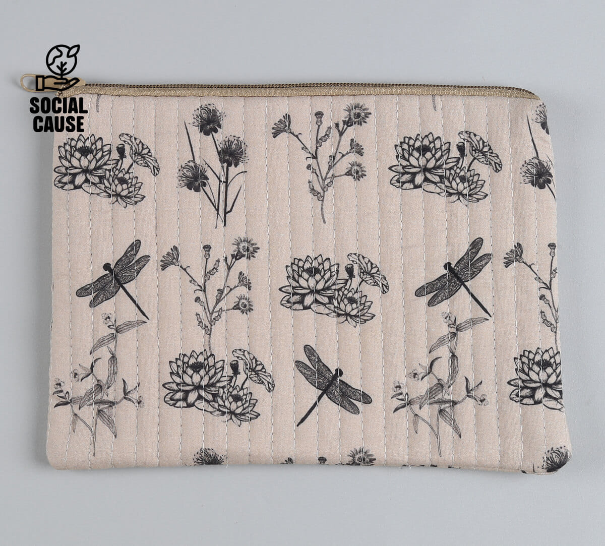 NGCPR Collection - Ghats Garden Quilted Utility Pouch Set of 2