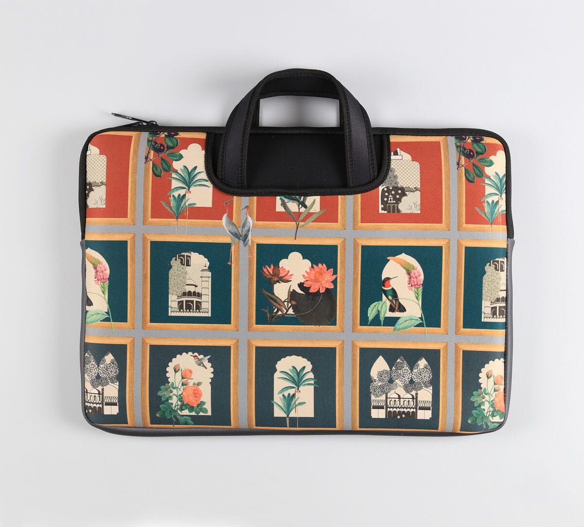 India Circus by Krsnaa Mehta Fluttering Blooms Laptop Bag
