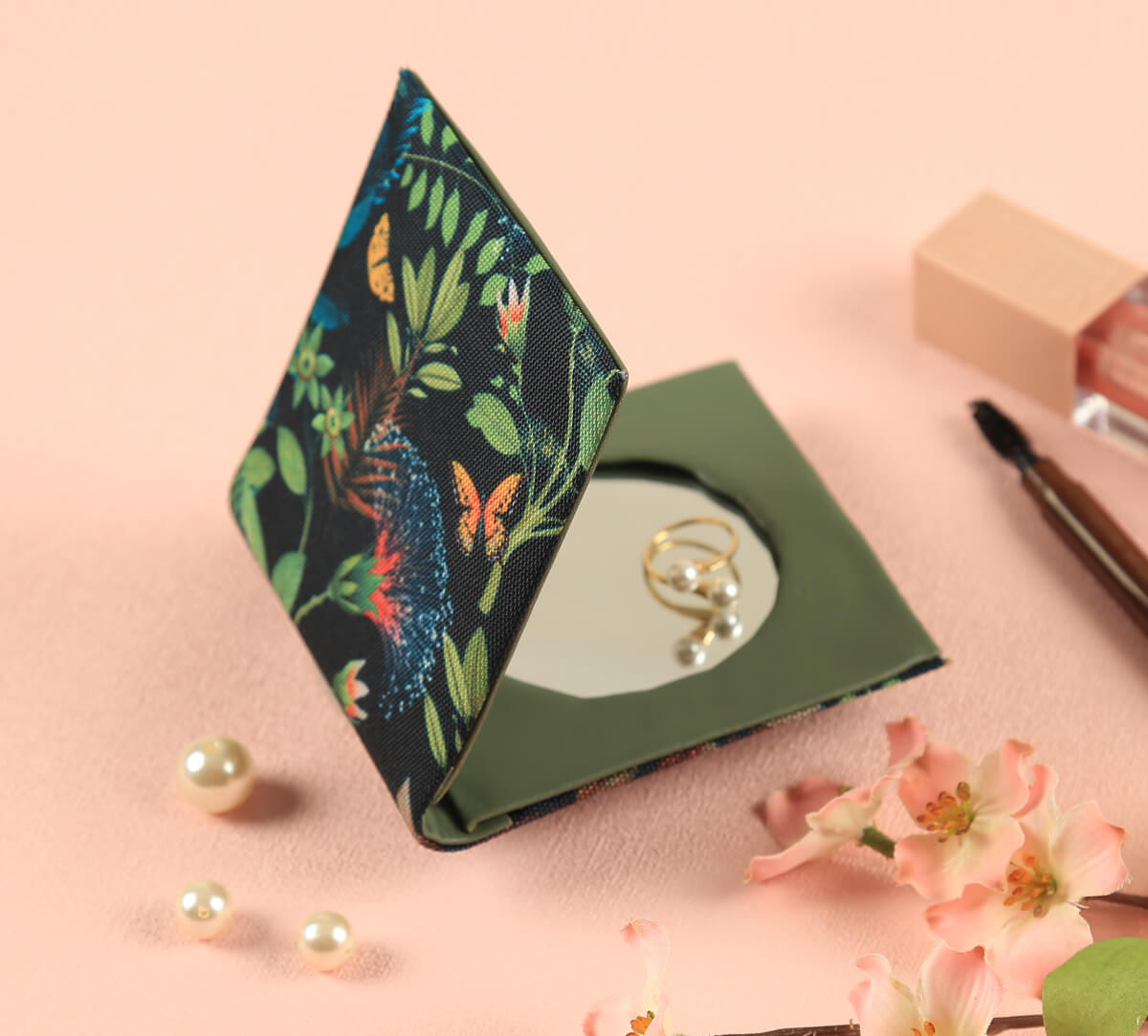 India Circus by Krsnaa Mehta Magical Moore Pocket Mirror