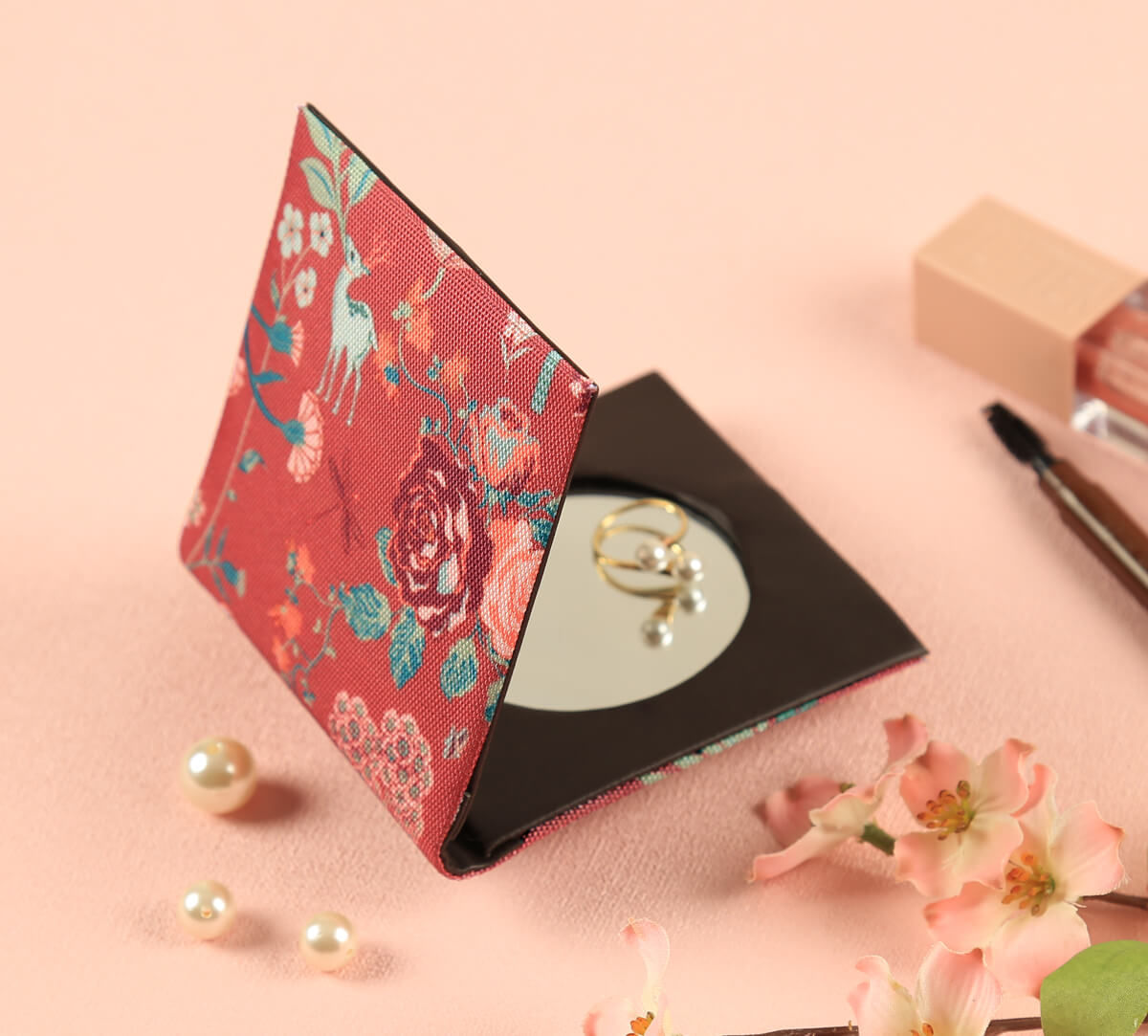 India Circus by Krsnaa Mehta Floral Galore Pocket Mirror