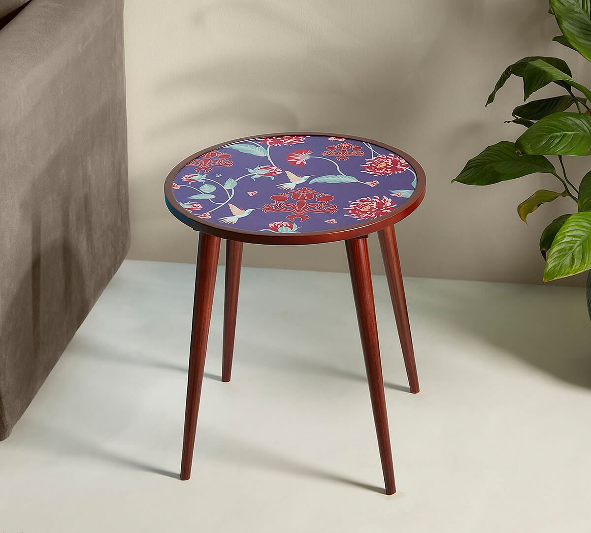 India Circus by Krsnaa Mehta Zinnian Jazz Round Side Table