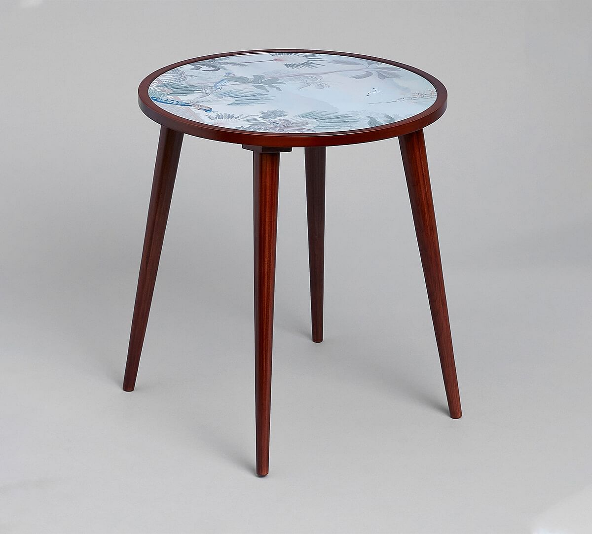 India Circus by Krsnaa Mehta Blooming Meadow Round Side Table