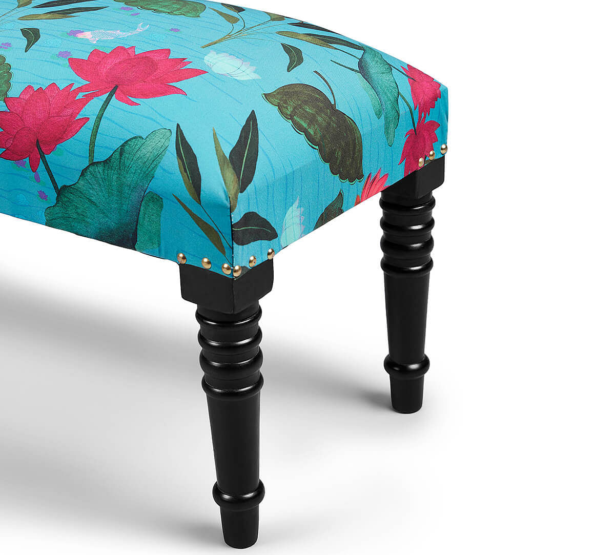 India Circus by Krsnaa Mehta Blossomy Mosaic Wooden Bench