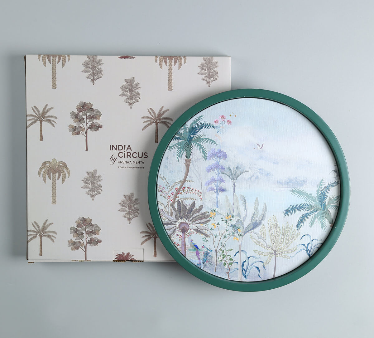 India Circus by Krsnaa Mehta Enchanting Eden Wall Deco Plate