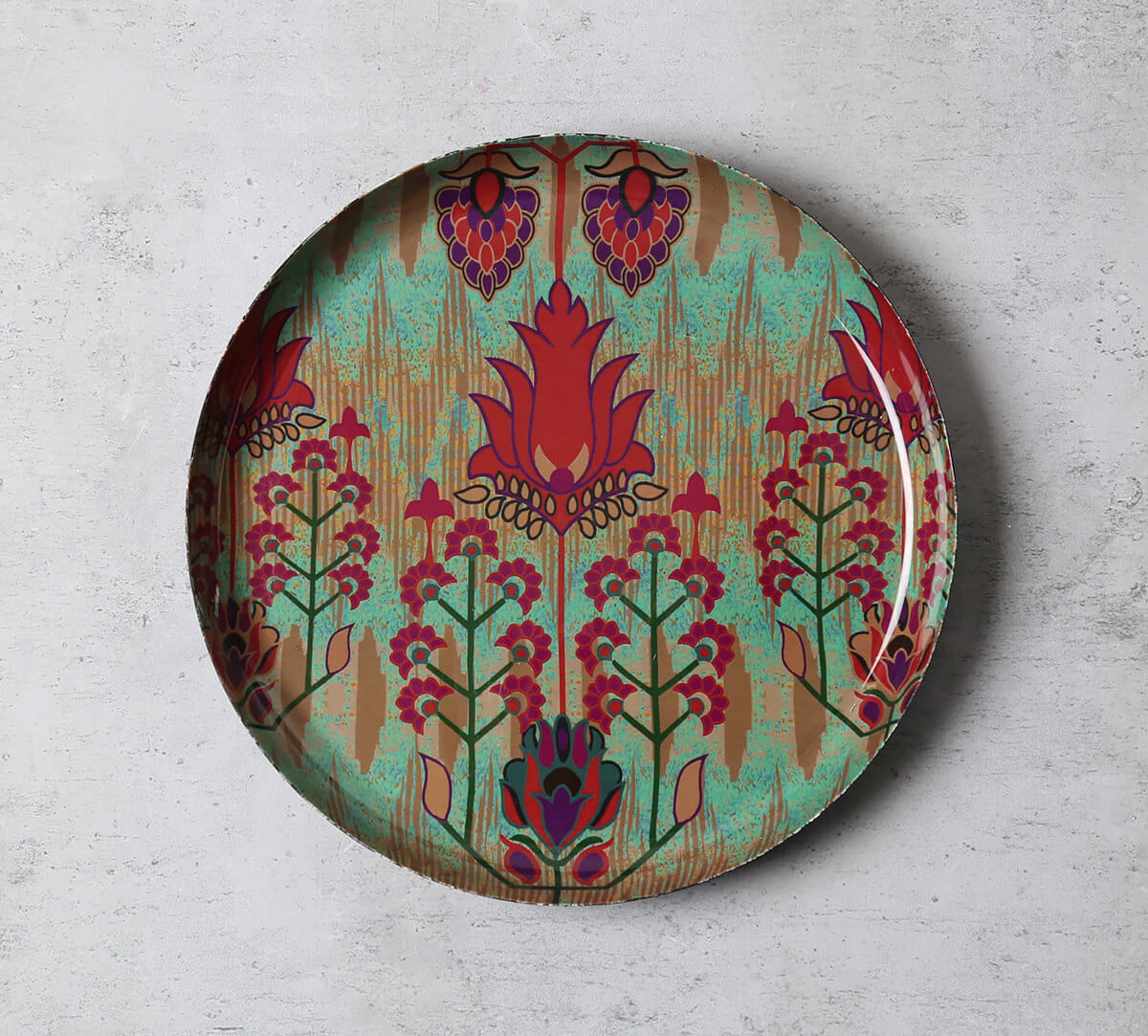 India Circus by Krsnaa Mehta Teal Cymose 8