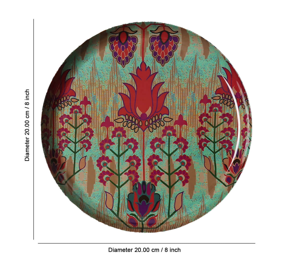 India Circus by Krsnaa Mehta Teal Cymose 8