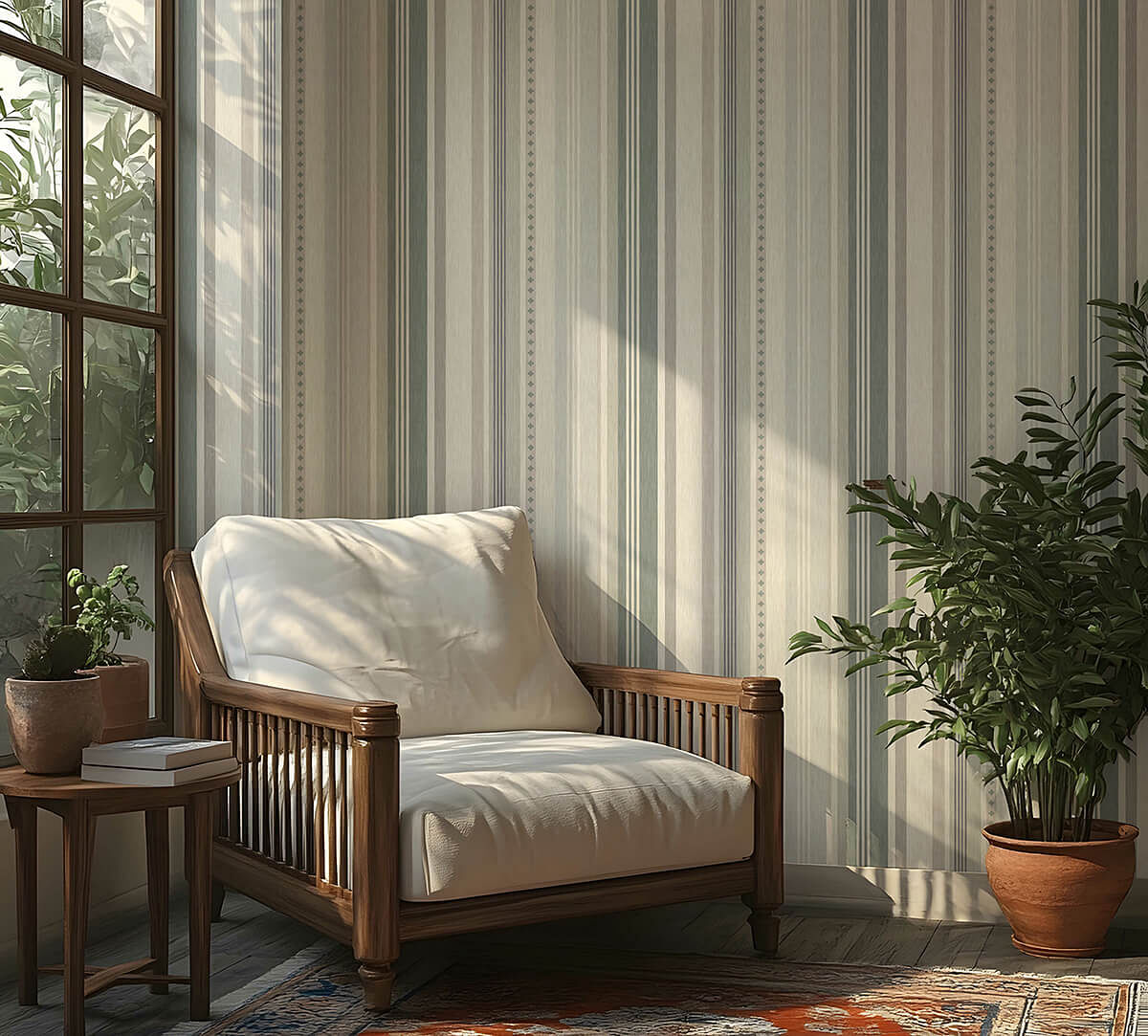 India Circus by Krsnaa Mehta Striped Musings Charming Wallpaper