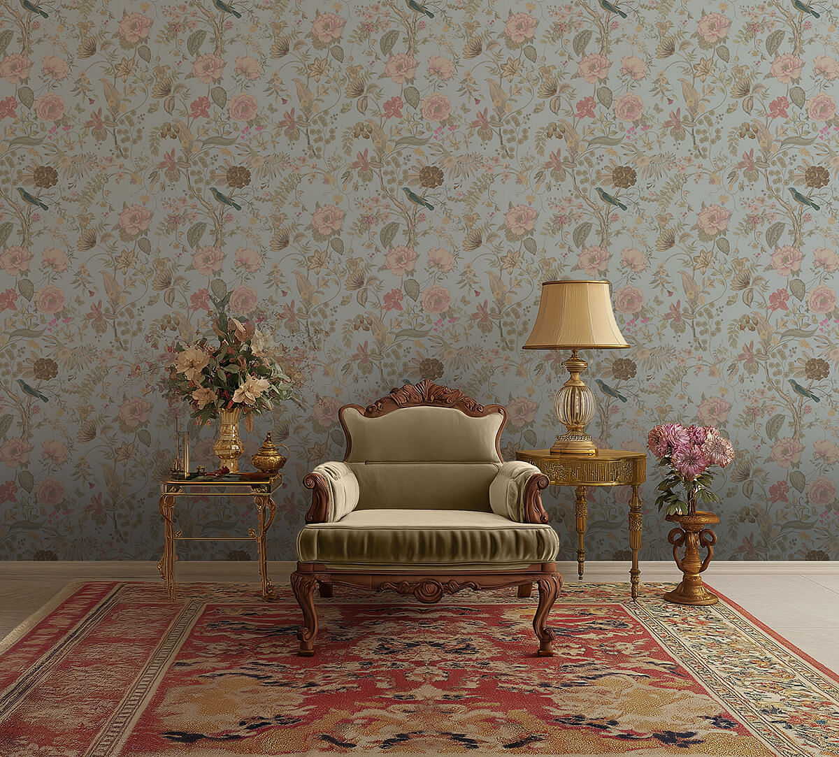 India Circus by Krsnaa Mehta Rustic Realm Blizzard Wallpaper