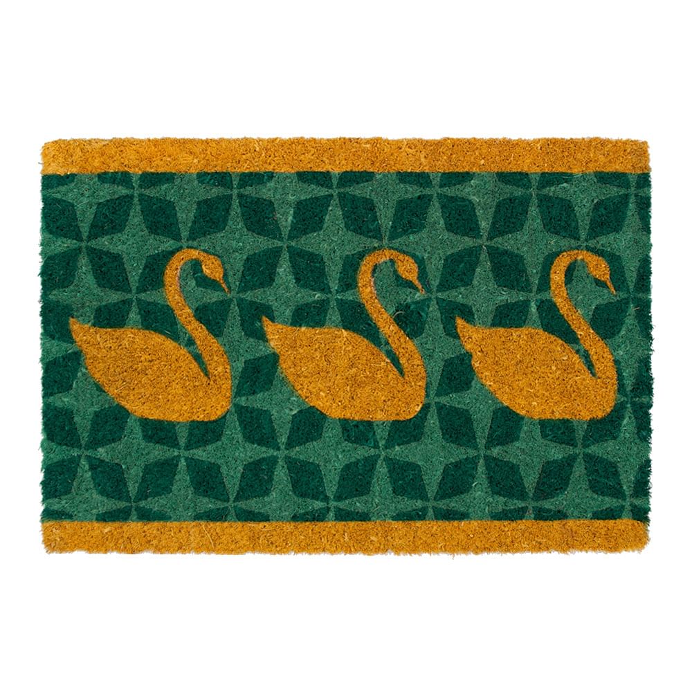 Three Swans Doormat