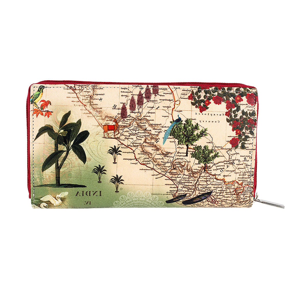 Wanderlust Zipper Wallet