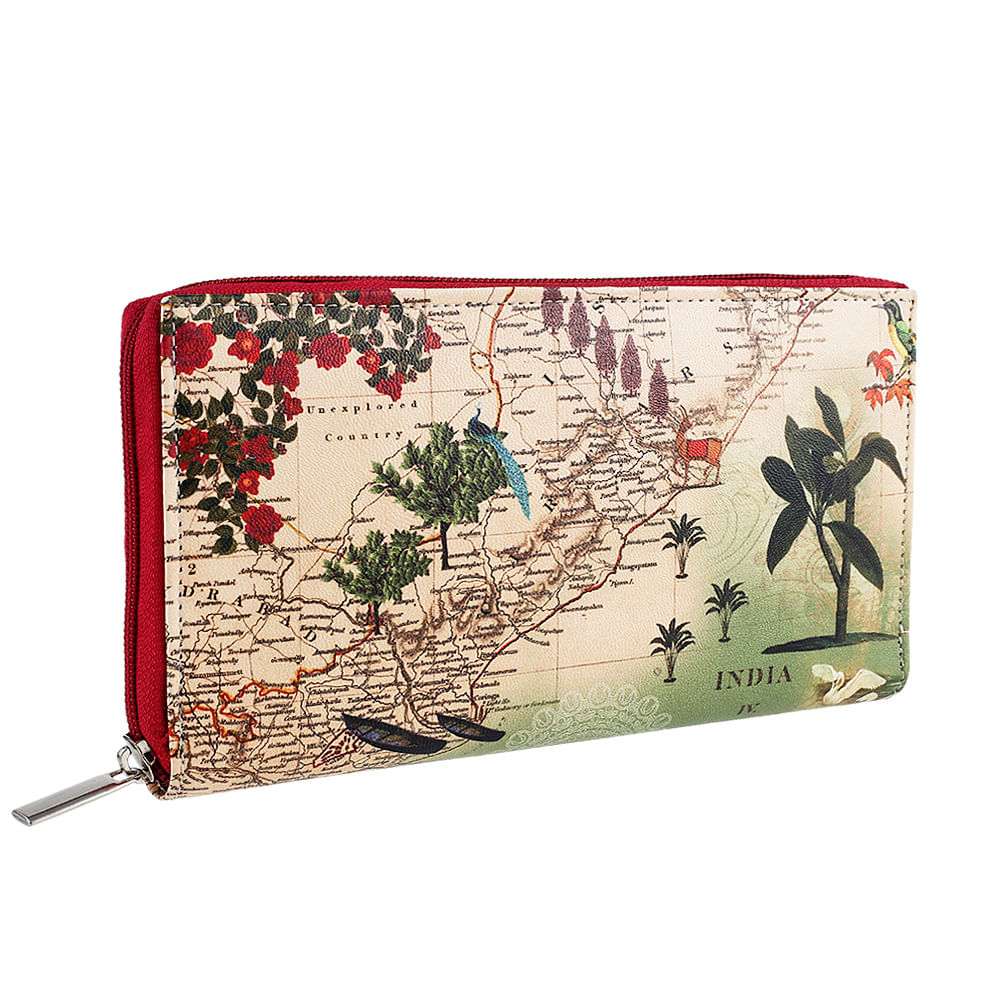 Wanderlust Zipper Wallet