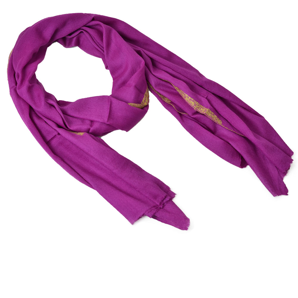 Amaranthine Amethyst Cashmere Shawl