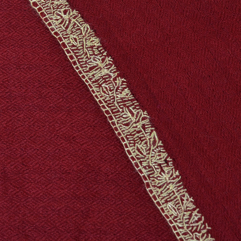 Carmine Rose Cashmere Shawl