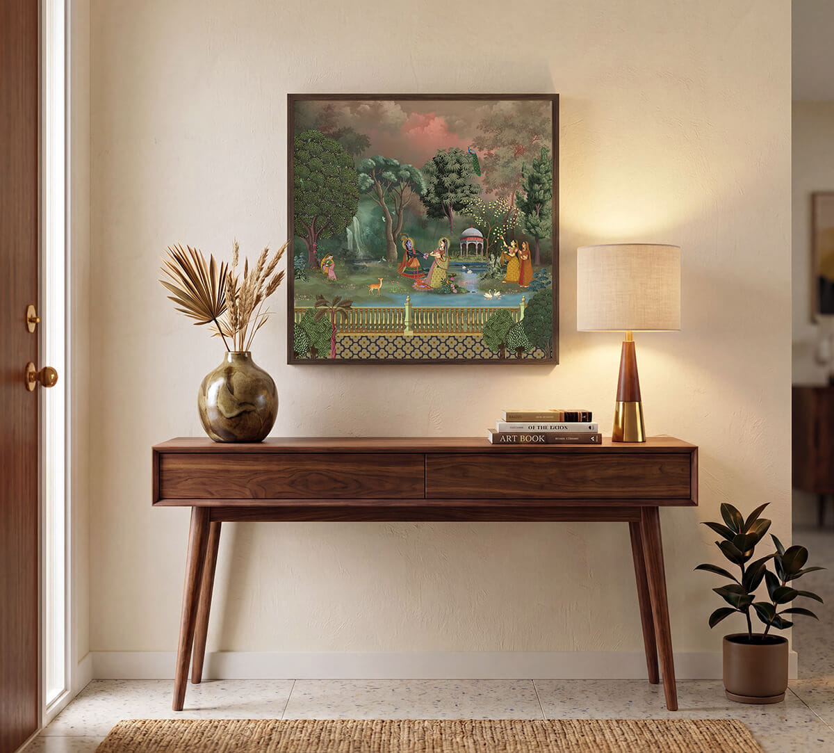India Circus by Krsnaa Mehta Leela Beneath Clouds Frame Wall Art