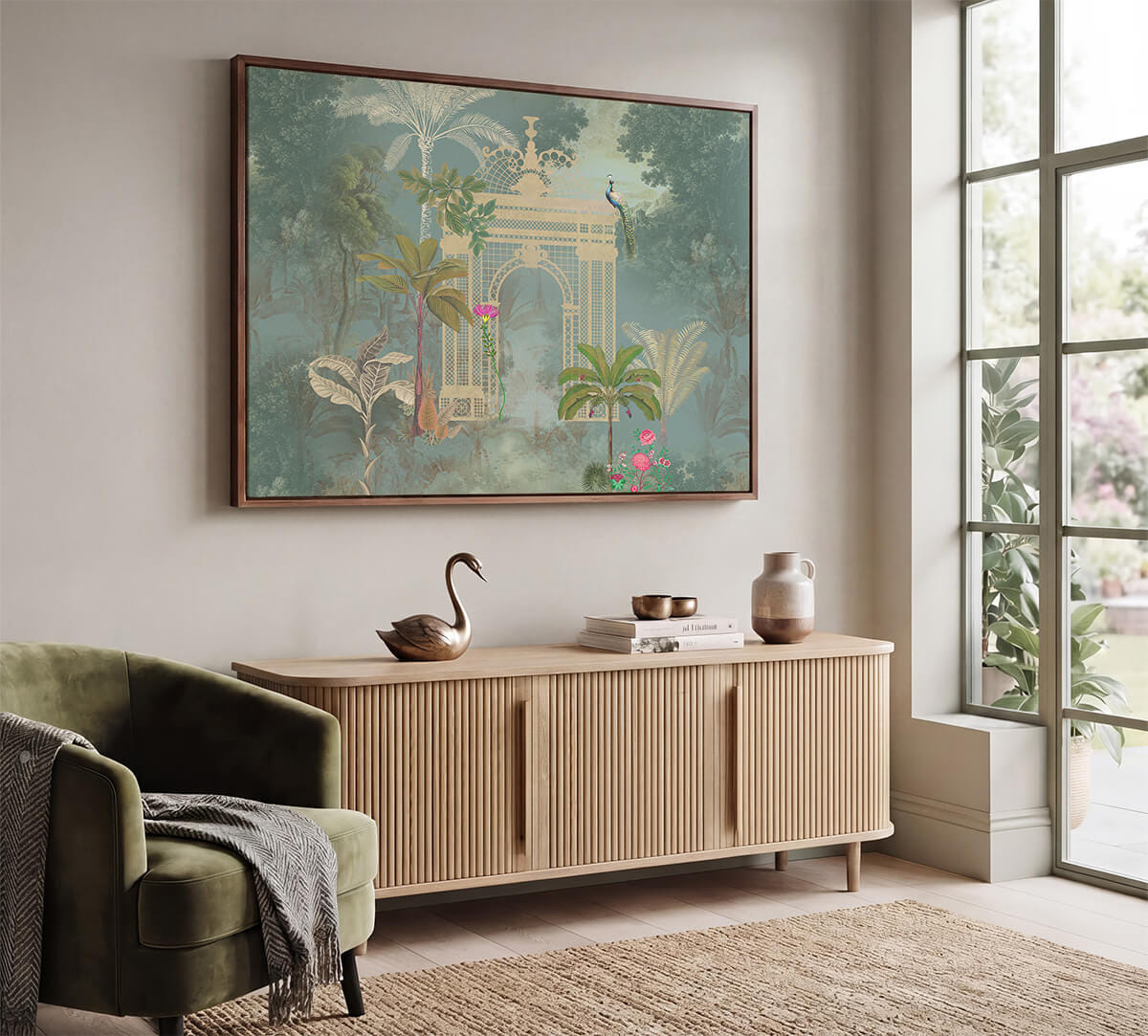 India Circus by Krsnaa Mehta Bharat Bagh Frame Wall Art
