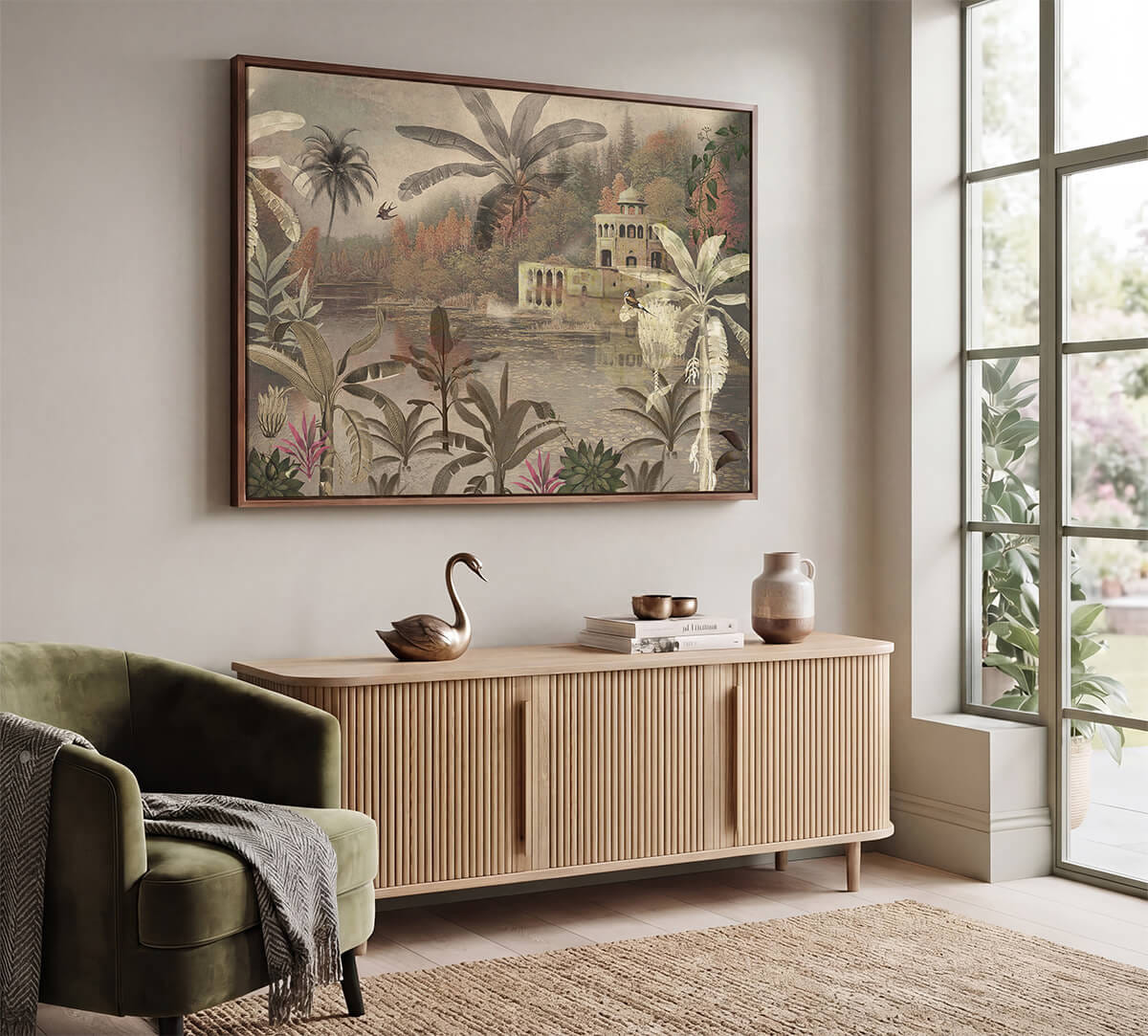 India Circus by Krsnaa Mehta Riverside Palace Frame Wall Art