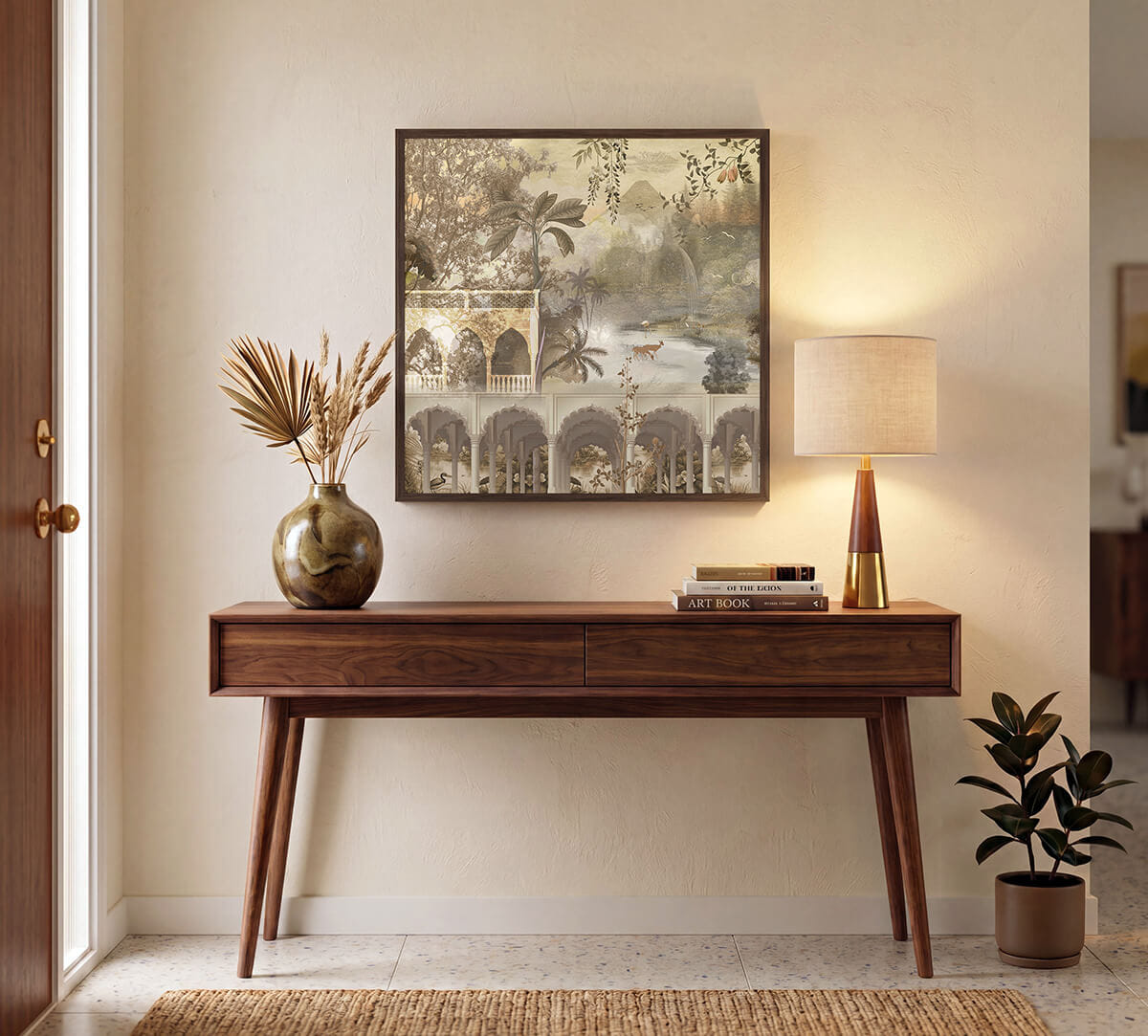 India Circus by Krsnaa Mehta Celestial Mandapa Frame Wall Art