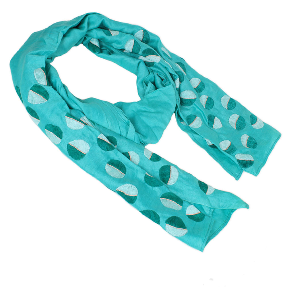 Fuschia Leaf Stole