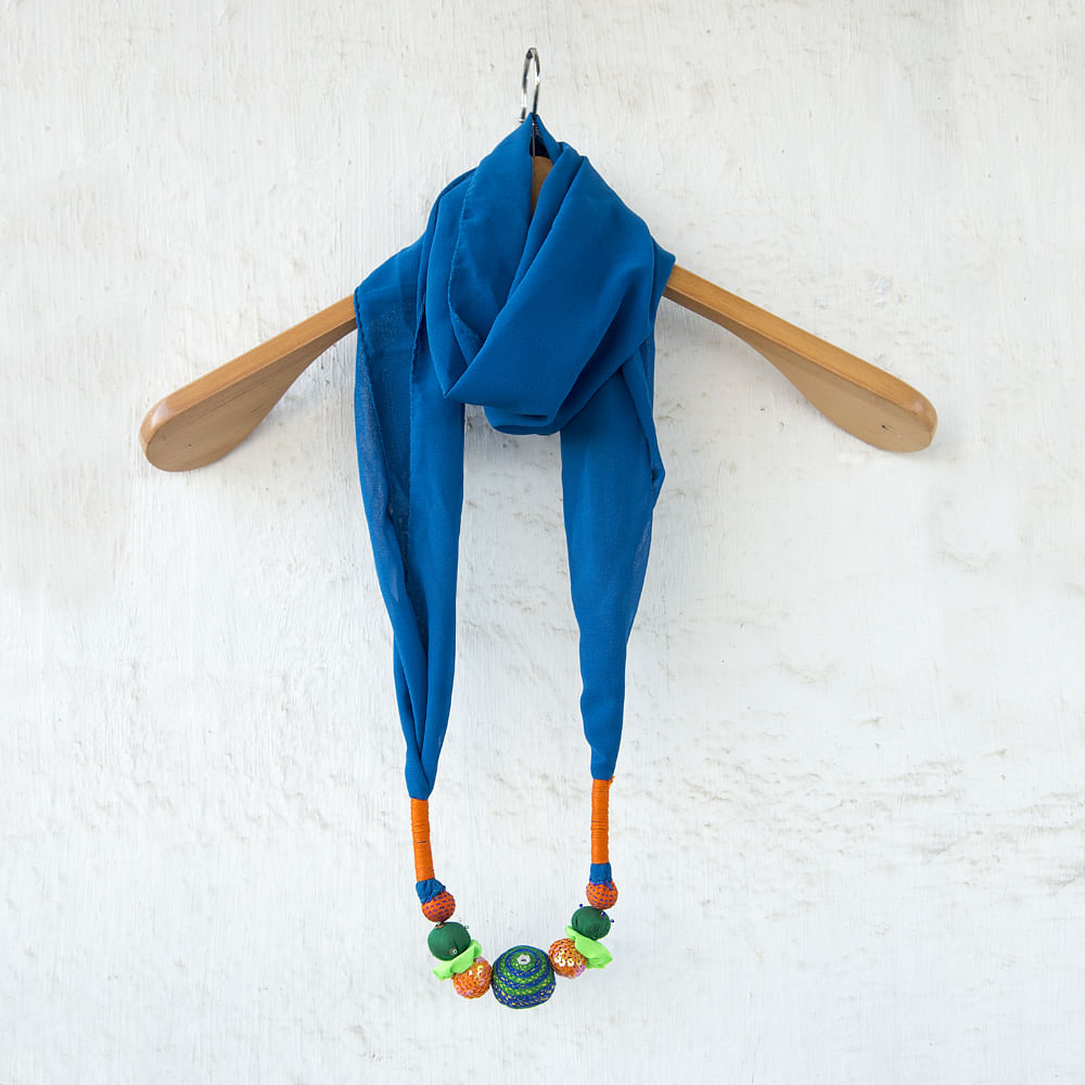 Indigo Royal Stole