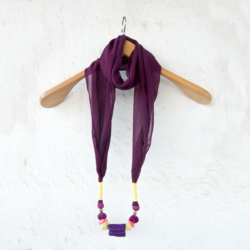 Plum Royal Stole