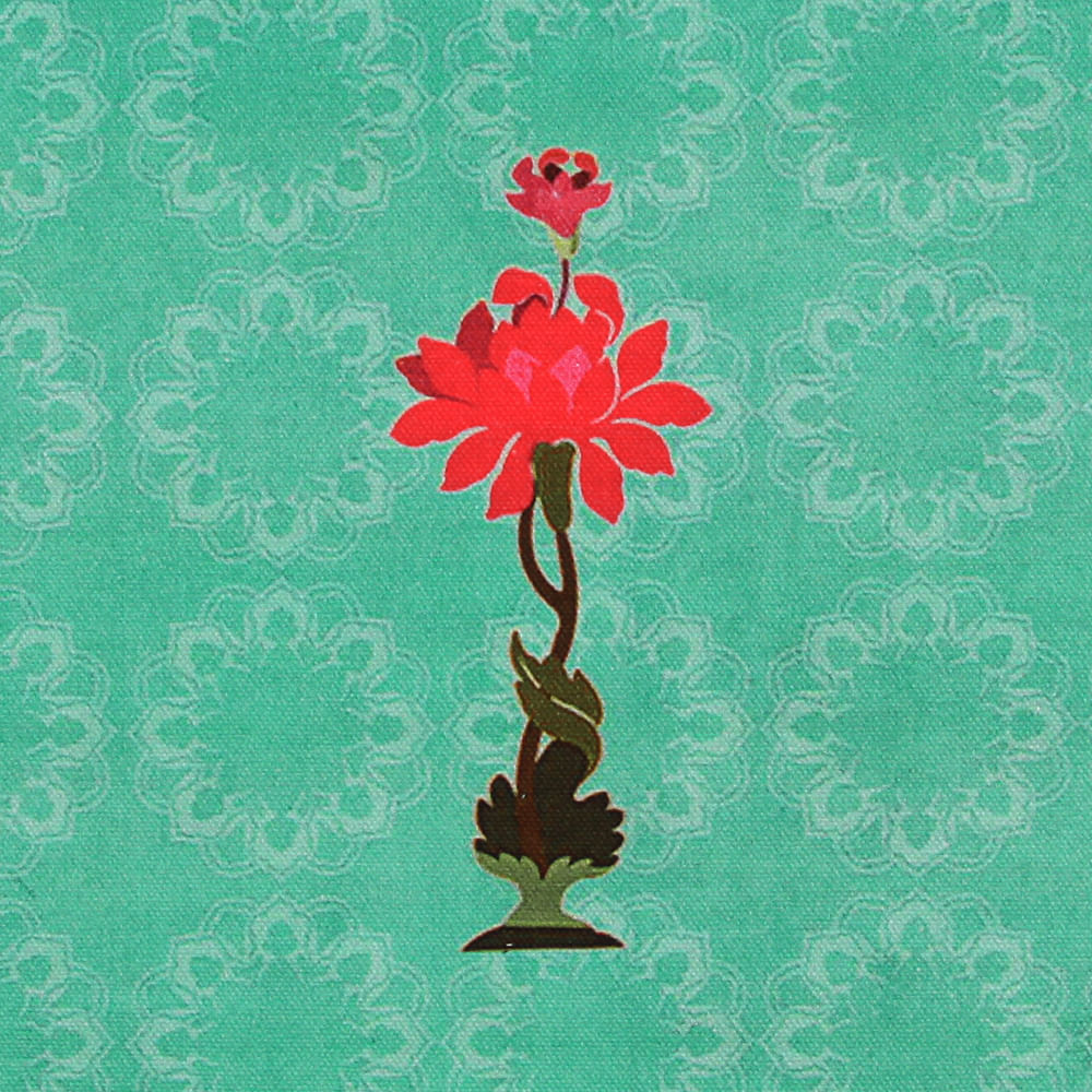 Lotus grid Table Mat and Napkin(Set of 6)