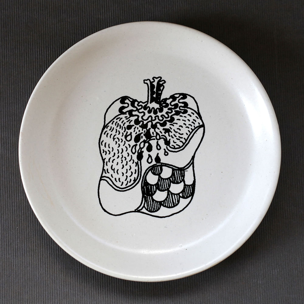Flora & Fauna Round Platter (Set of 4)