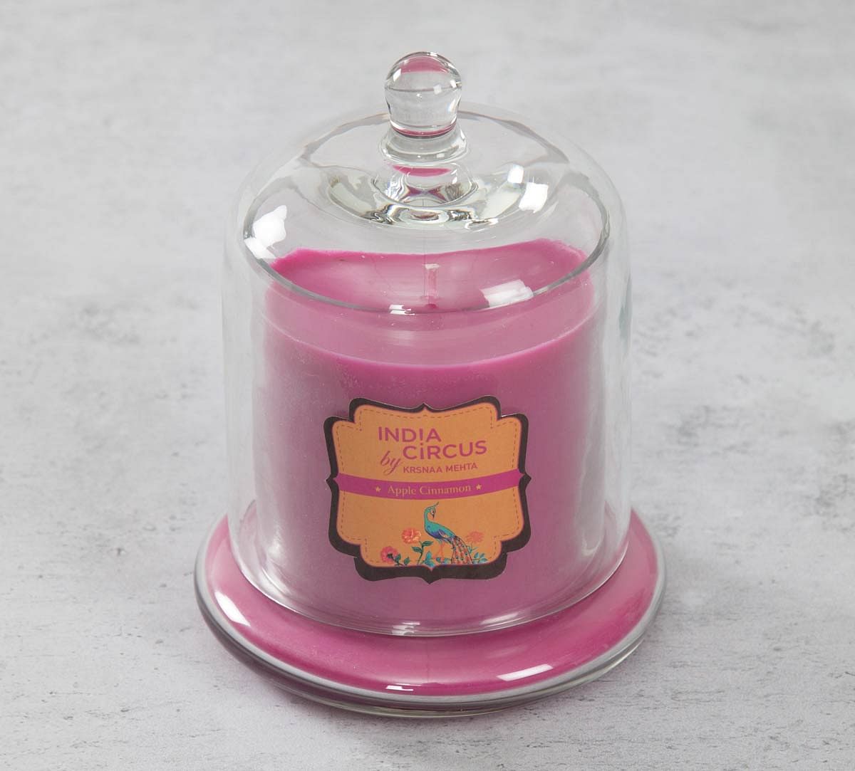 India Circus Apple Cinnamon Glass Jar Scented Candle