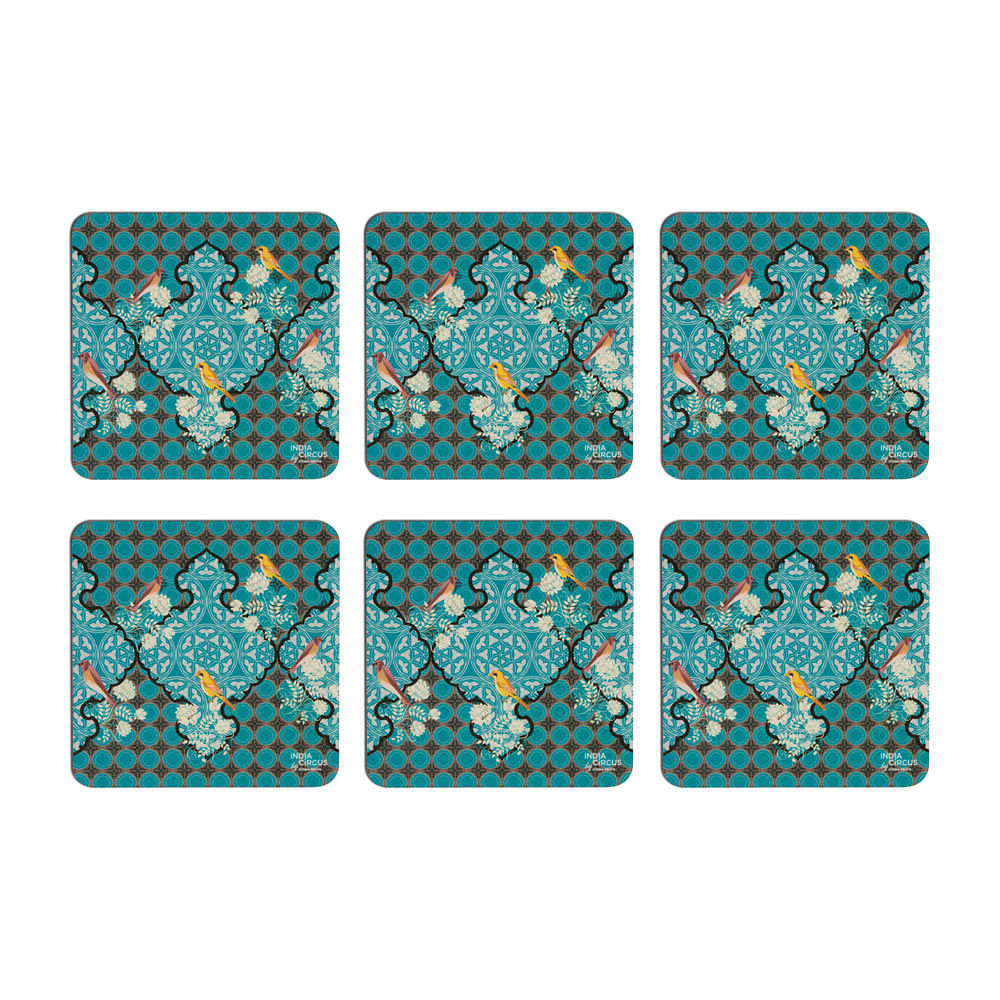 Avian Illusions Rubber Coaster - (Set of 6)