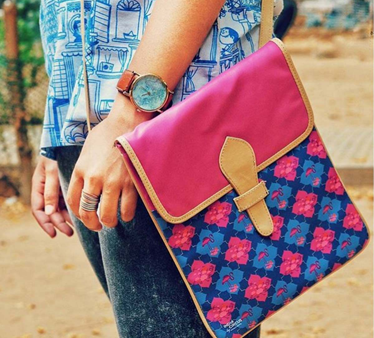 Craving Fuschia Looped Sling Bag