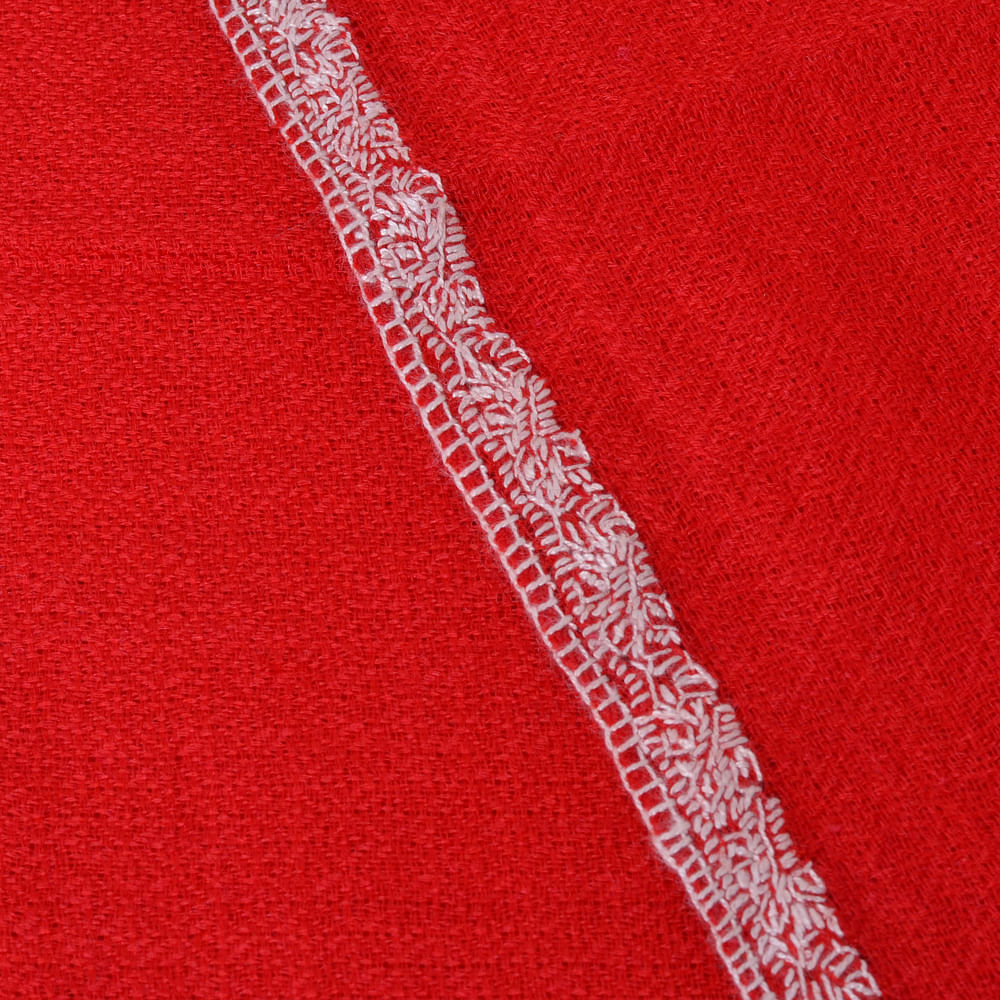 Crimson Garnet Cashmere Shawl
