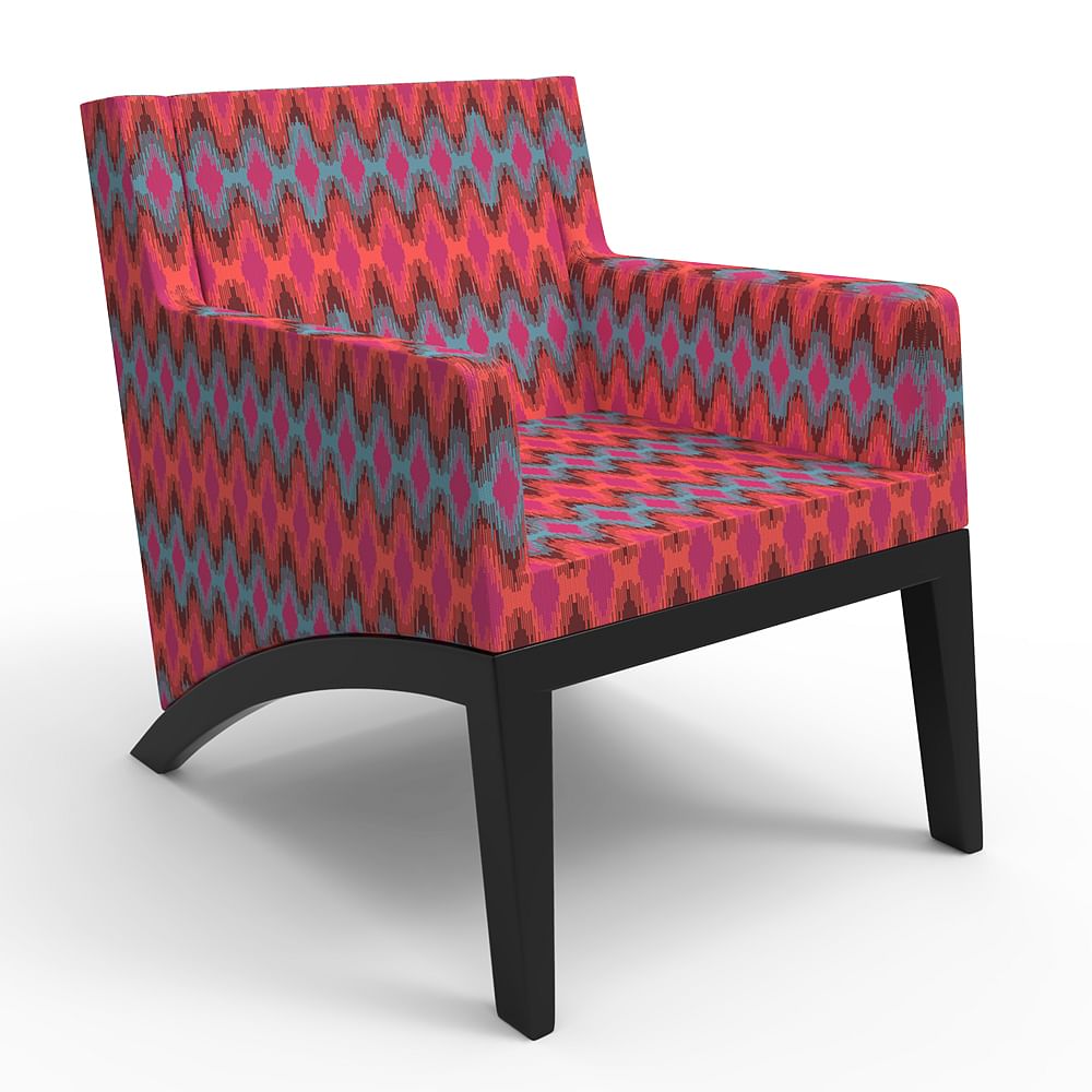 Spectrum Ikat Curve Chair