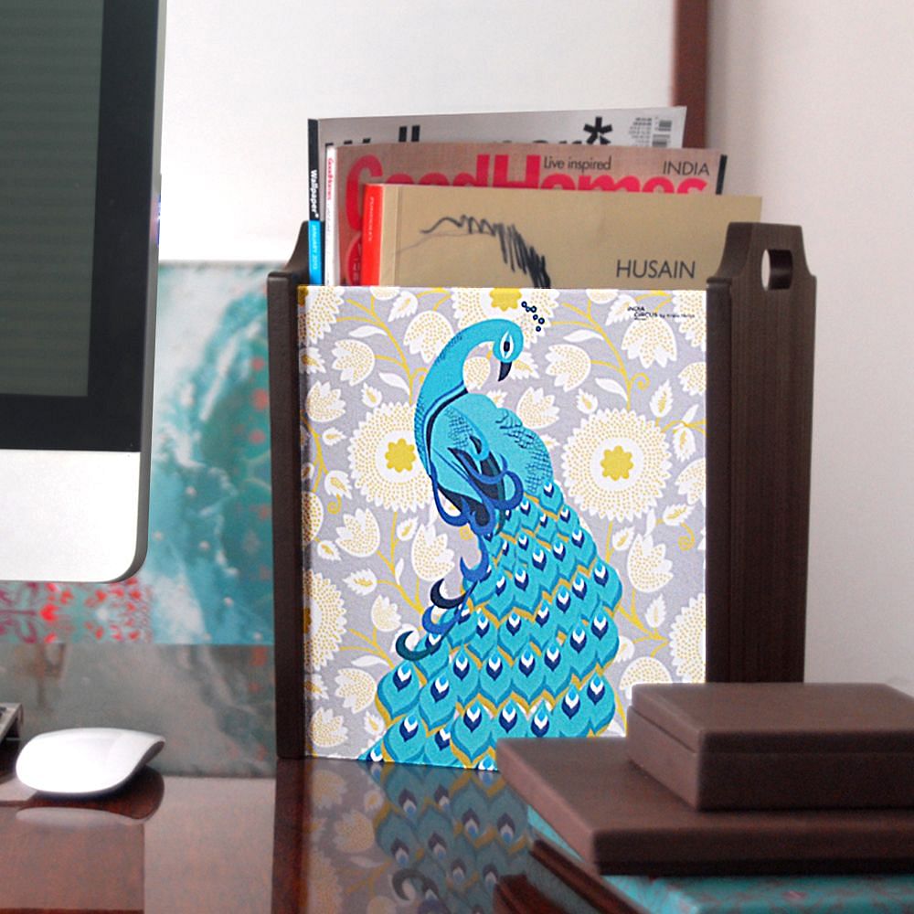  Floral Peacock Dance Multi Utility Bin