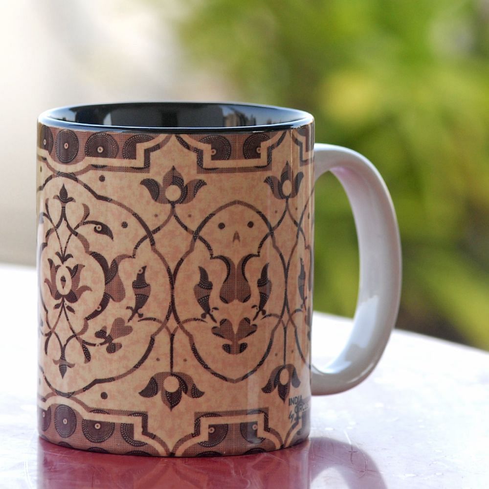 Elegant Carving Mug