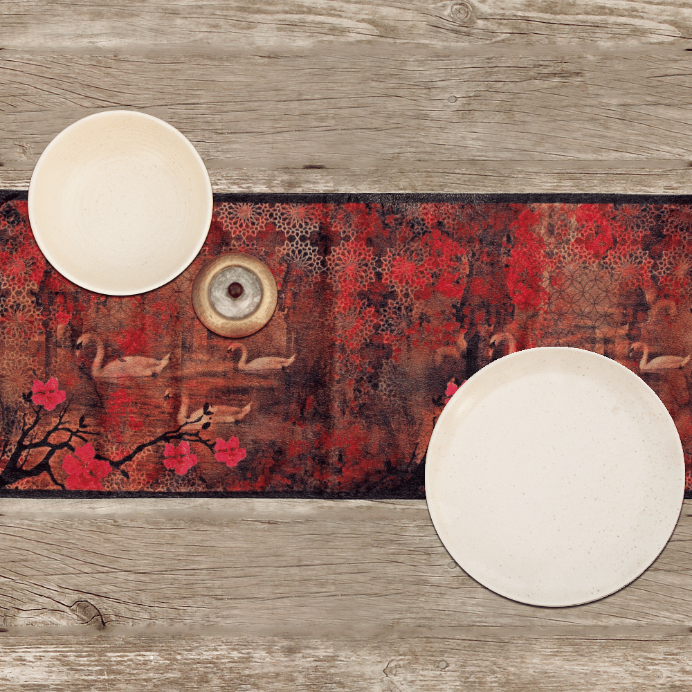 Swan Ballet Table Runner