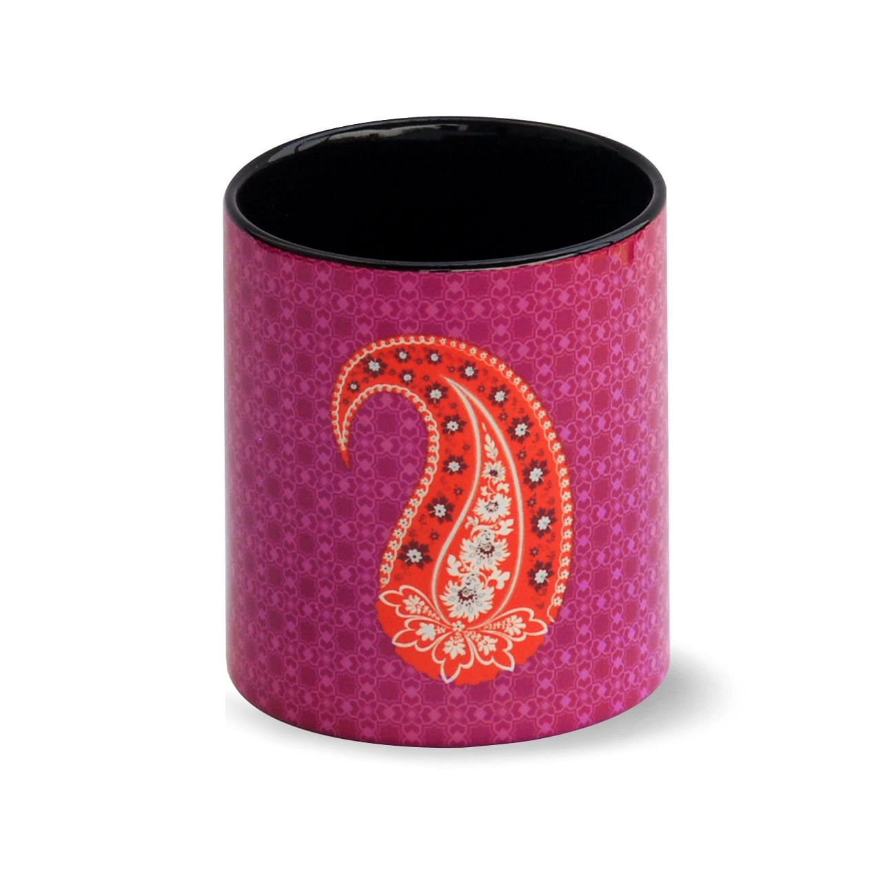 Orange Paisley Coffee Mug