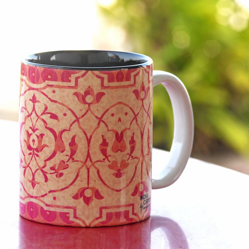 Elegant Carving Mug