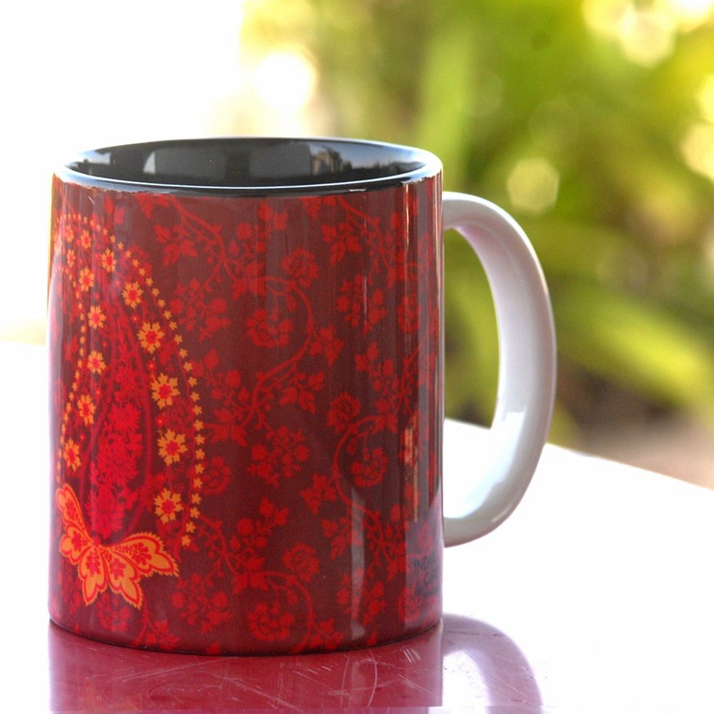 Brown Paisley Mug