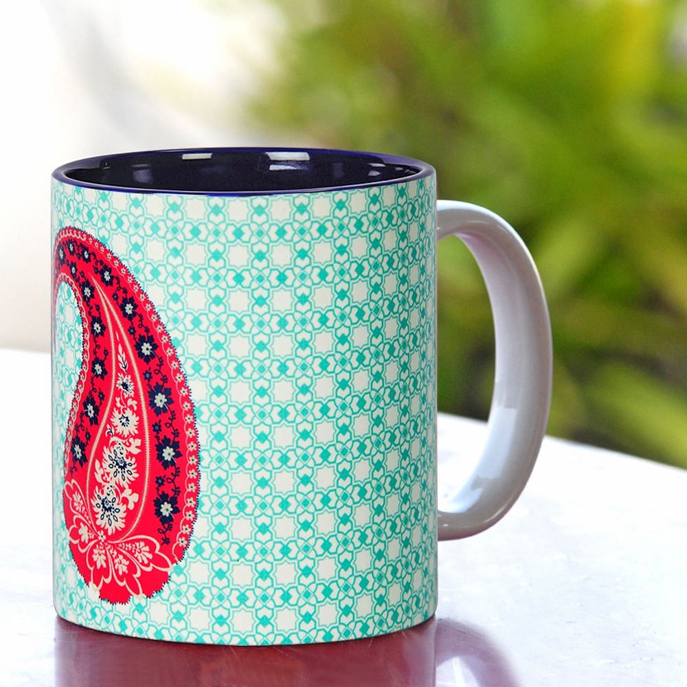 Pink Paisleys Mug