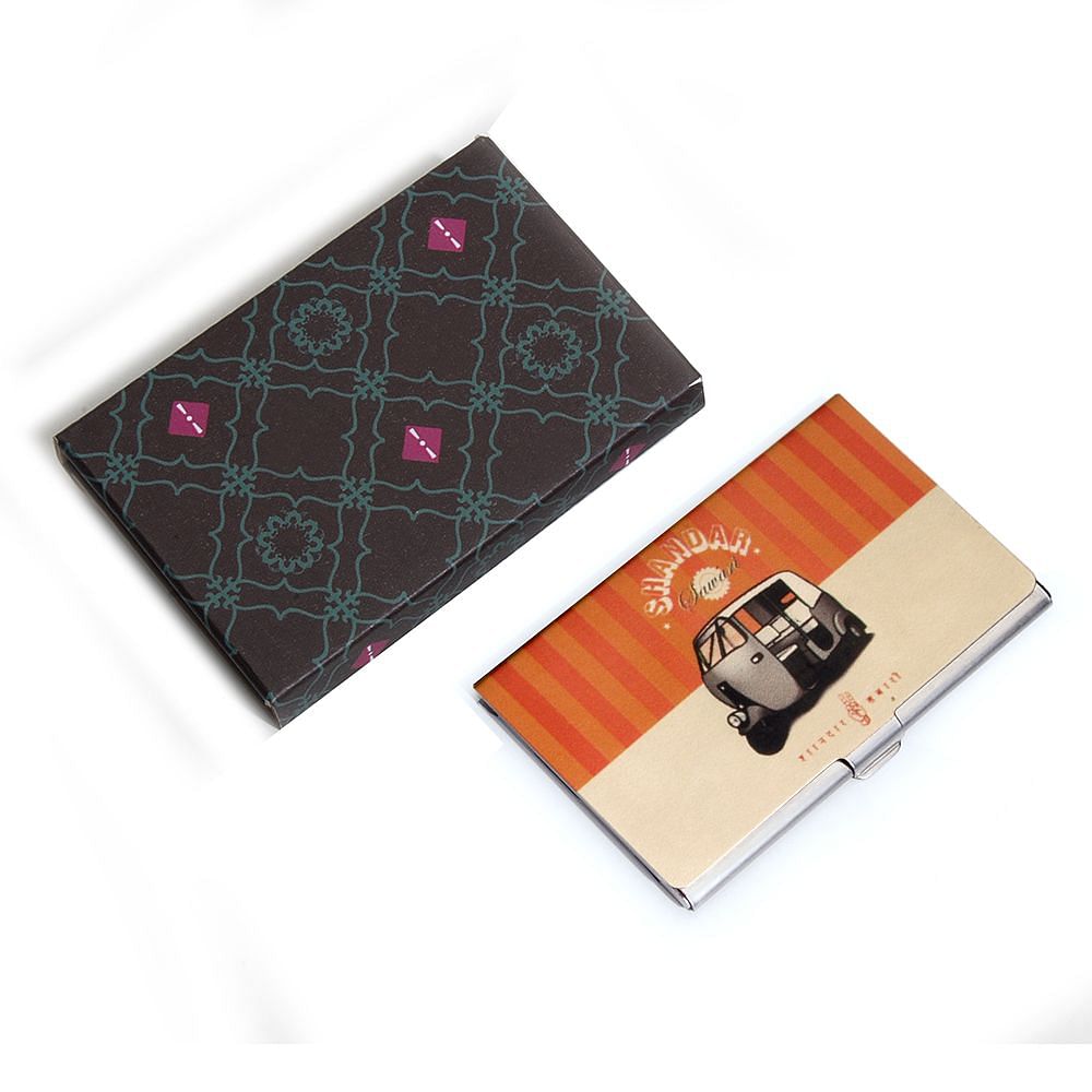 Auto - Rickshaw Fun Visiting Card Holder