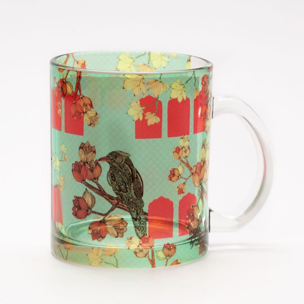 Nature and Pop Windows Glass Mug