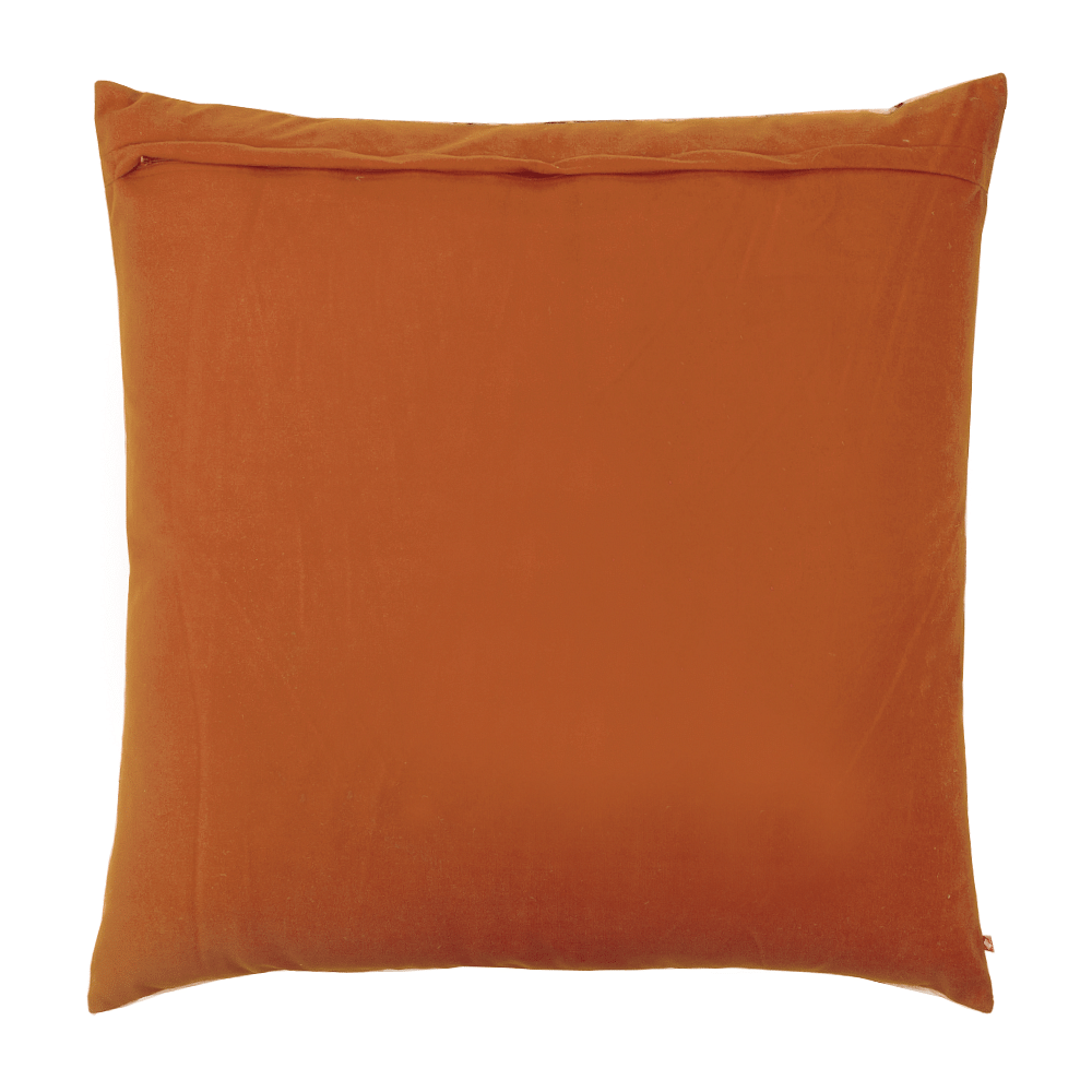 Flower Quill Poly Velvet Floor Cushion Cover