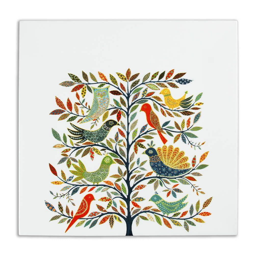 Bountiful of Birds Serving Platter