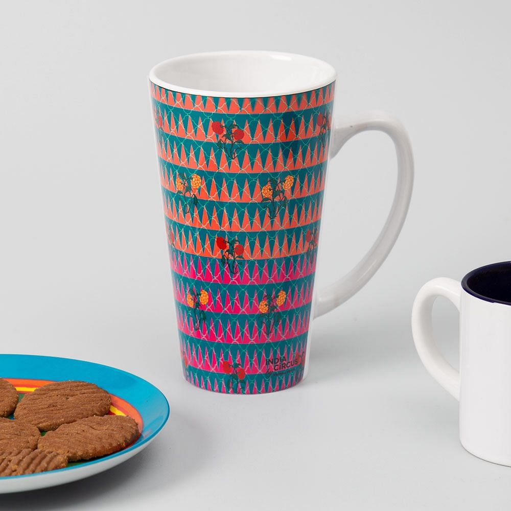 Poppin Tulips Conical Mug
